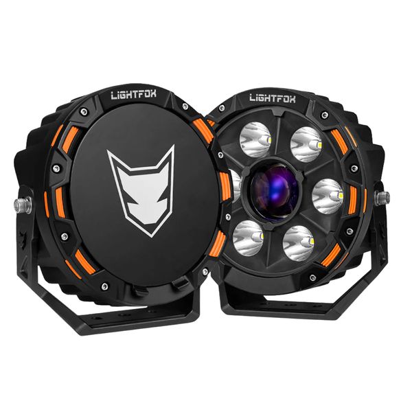 Lightfox 7" LASER LED Driving Spot Light (LF-DL-7LASx2)