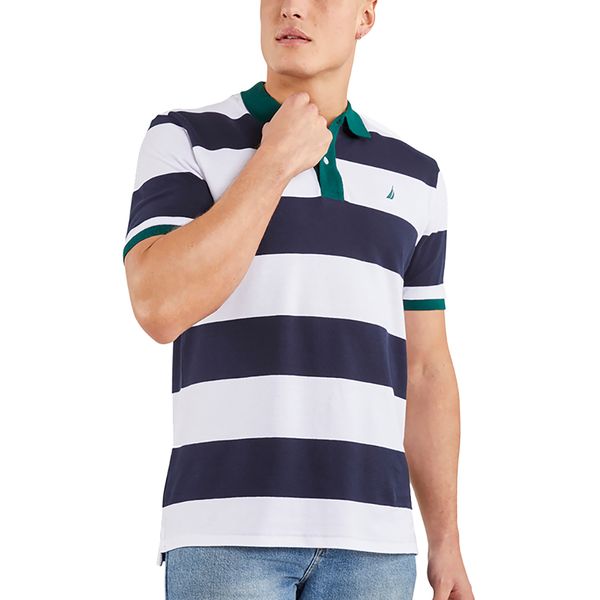 Nautica Mens Short Sleeve Neils Polo