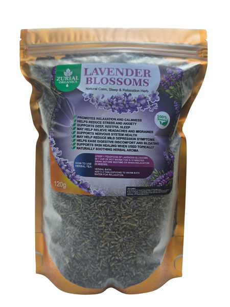 Zurial Organics Lavender Blossoms - 120g