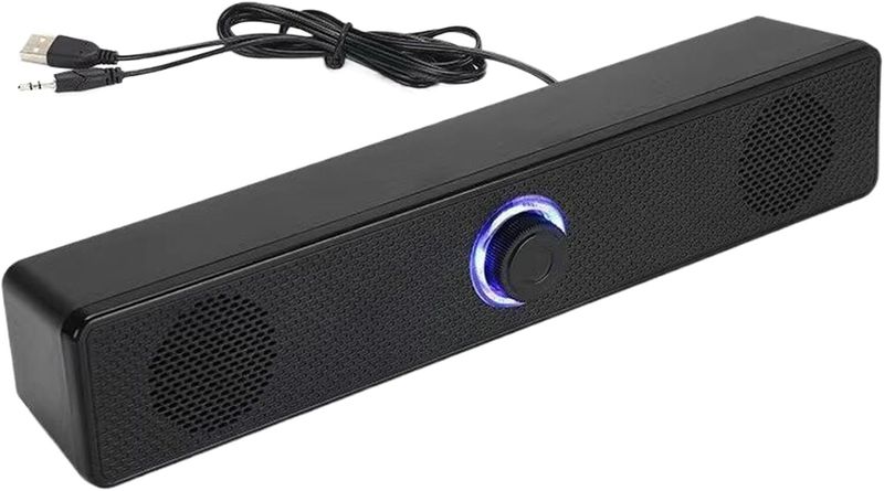 11.6" Mini Wireless Soundbar - High-Fidelity Desktop &amp; TV Speaker