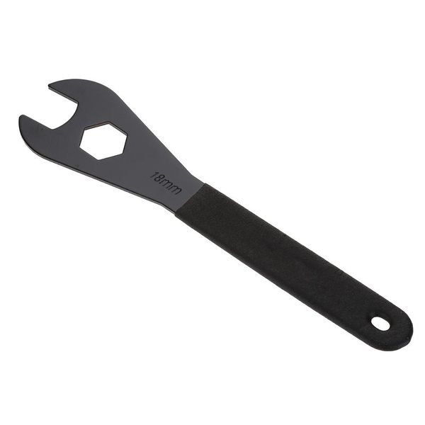 Durable Carbon Steel Cone Wrench Spanner for Bikes (18mm)