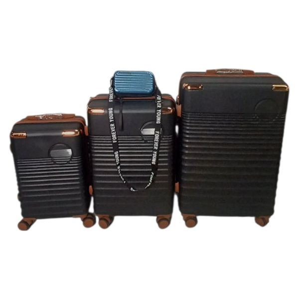 4-Piece Galaxy G7 Luggage Set - Black