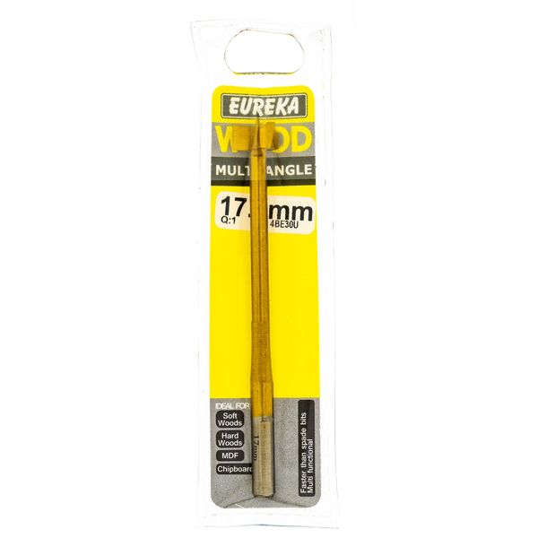 EUREKA DRILL BITS Multi Angle 17mm Q:1 for Wood 4BE30U