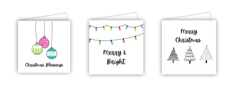 Christmas Card Pack - 36 premium cards per pack