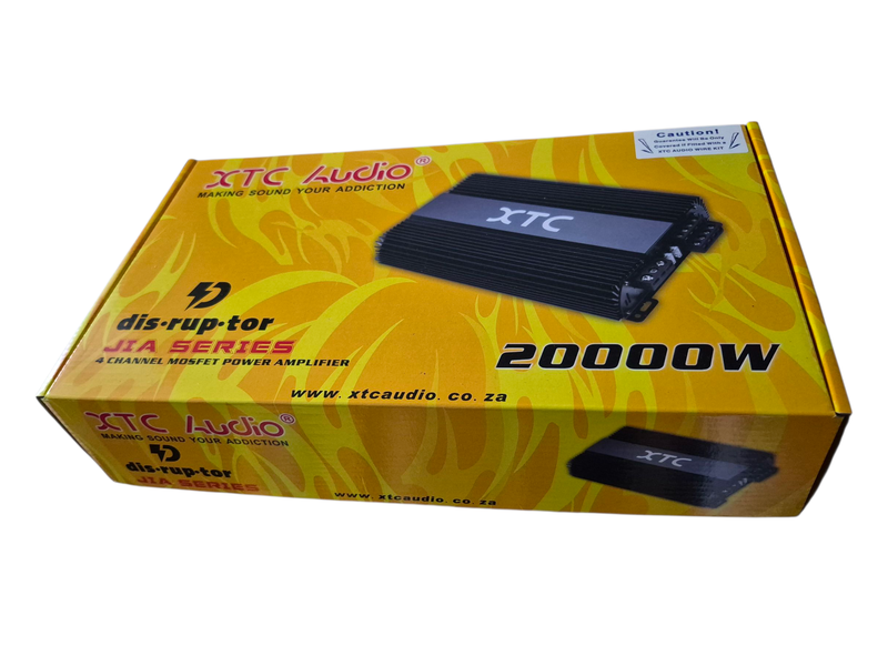 XTC (120RMS x 4 ) DISRUPTOR 20000W 4 Channel MOSFET Amplifier