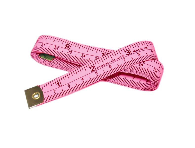 Soft Tape Measure Double Scale Body Sewing Flexible Ruler for Weight Loss