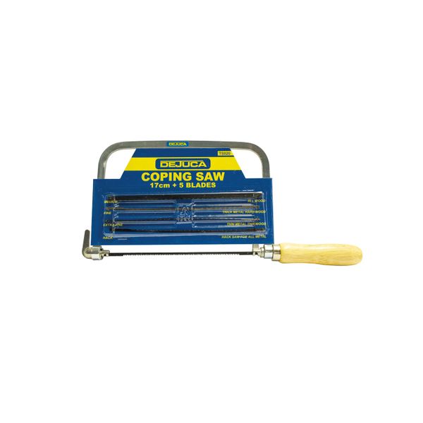 Dejuca - Coping Saw + 5 Blades - Card - 6 Pack