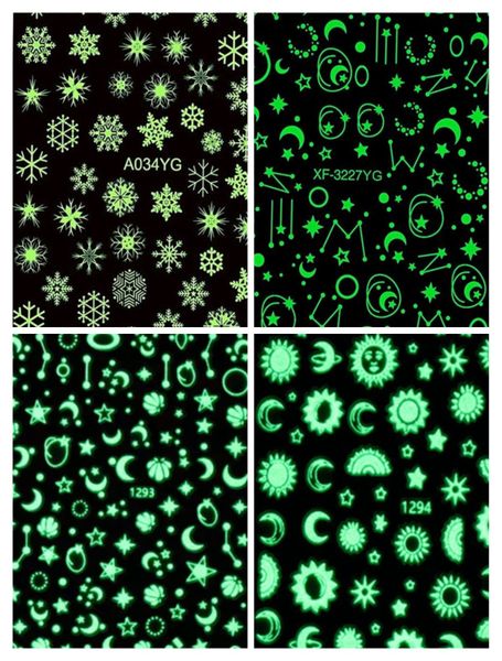 Nail Art Stickers - Self-Adhesive Let there be Light