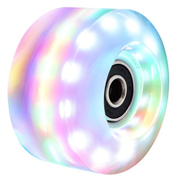 1 Pcs Roller Skate Wheels 58mm X 32mm Luminous Quad Roller Skateboard Rolle