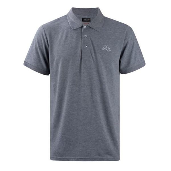 Kappa Mens Basic Polo Shirt - Grey [Parallel Import]