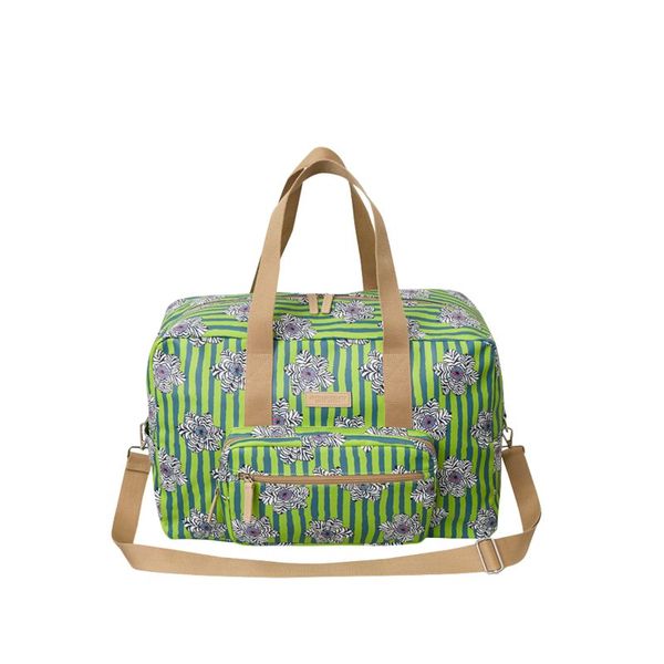 Holdall Bag - Zebra Flowers