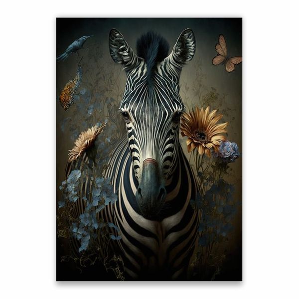 Zebra Decorative Poster - A1