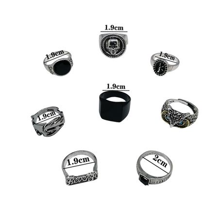 Gothic deals punk rings