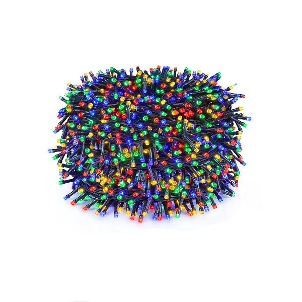 ZYF-145 100M RGB 9V Fairy Light On Black Cable With 8 Modes