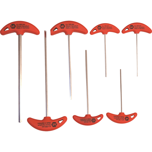 Allenkey Hafu T-Handle Set 2-8Mm W/Stand