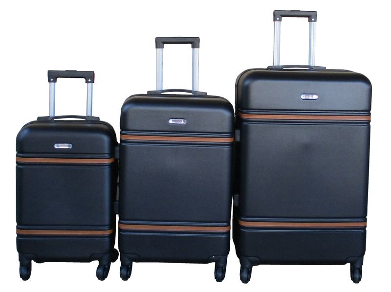 TOUGH 3-Piece Trolley Case Set-Lightweight, Durable,TSA Lock,Spinner Wheels