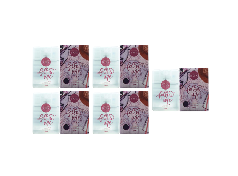 Perfume Box Follow Me For Her Perfume Pocket size Set of 5