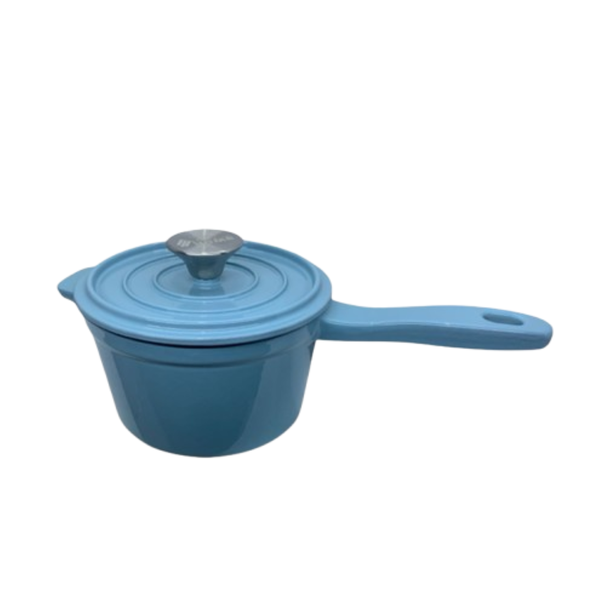 16 cm Milk Pot with Lid &amp; Extended Handle