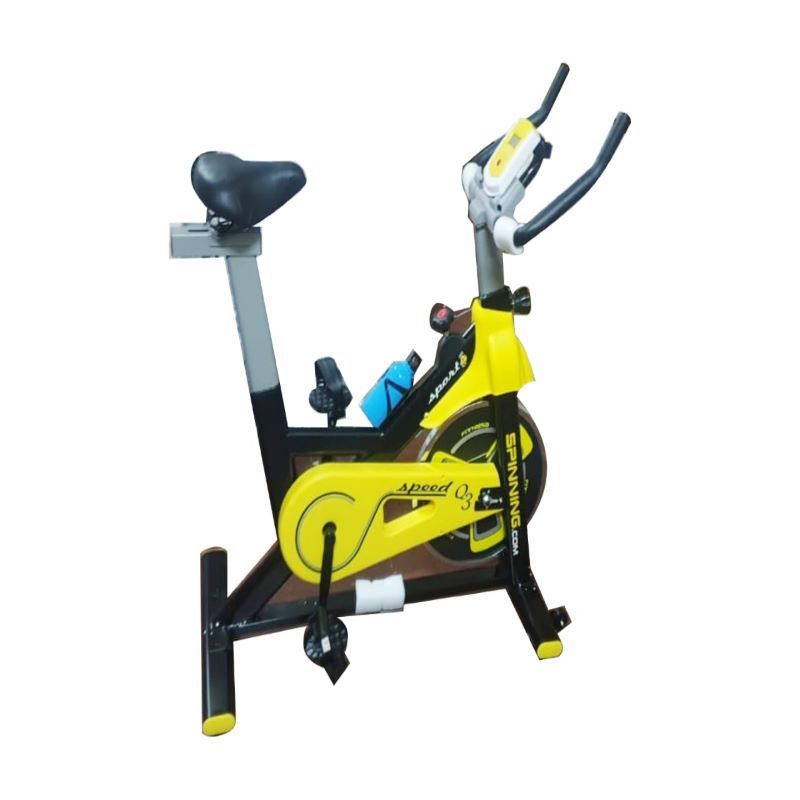 yellow and black exercise bike