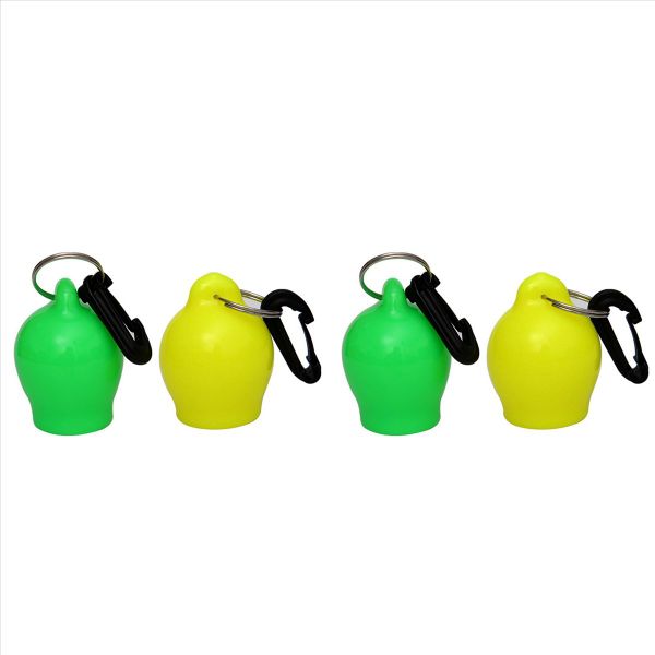 2Pcs Scuba Dive Mouthpiece Dustproof Cover Regulator Holder With Clip