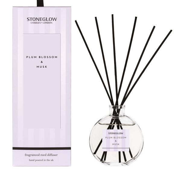 Stoneglow Fragranced Reed Diffuser - Plum Blossom &amp; Musk