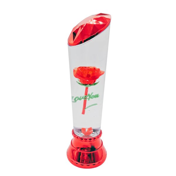 Dancing Rose Glitter Lamp