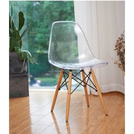 Clear eames online chair