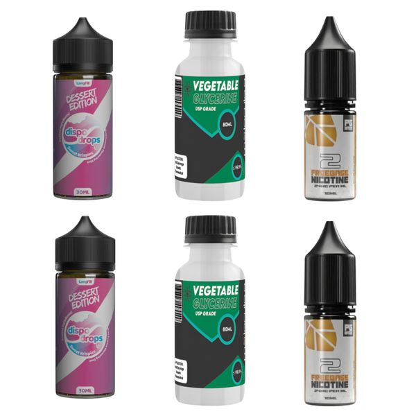 Dispo Drops Longfill Combo 120ml - Sweet Krispies - 2mg (2 Pack)
