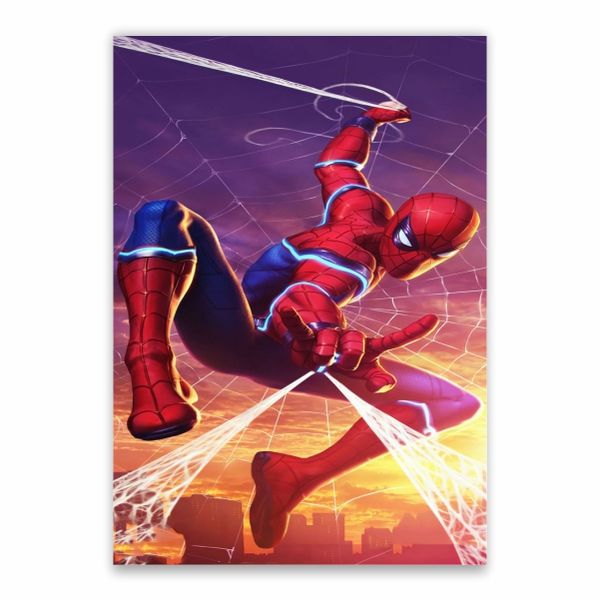 Spider-Man Web Slinging Poster - A1