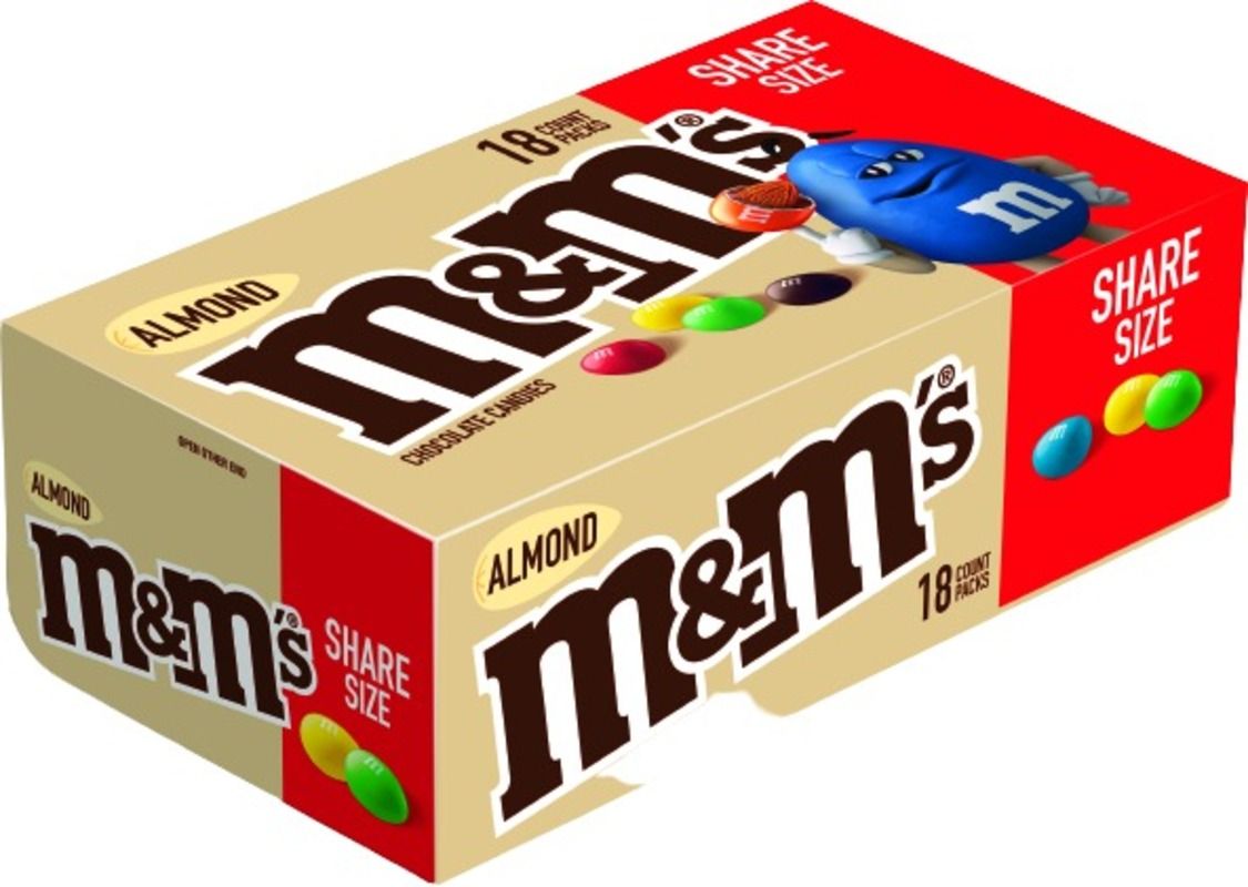 M&M's Fun Size Milk Chocolate Candy Variety Pack (150 Packs - 2.4