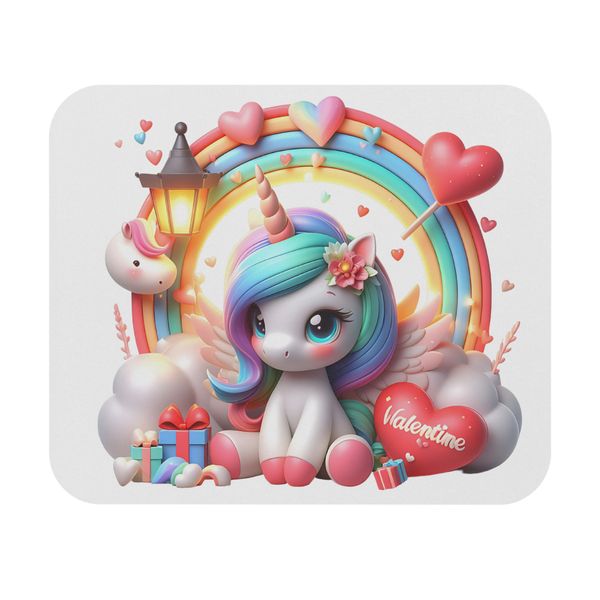 Rainbow Unicorn Mouse Pad