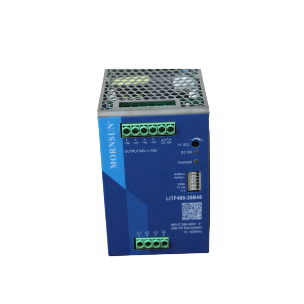 LITF480-26B48: Modular Triple Output Power Supply, 2x12V/1A, 1x5V/2.5A