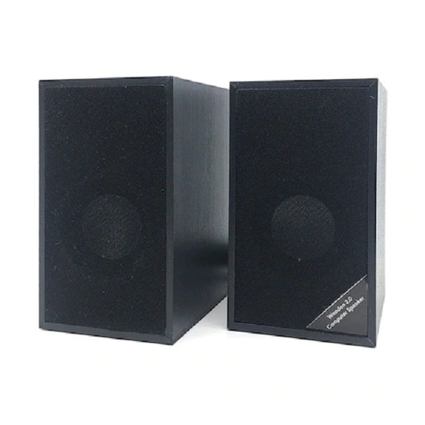 UEF D9C Black Mega Bass USB Powered Wooden Stereo Speakers
