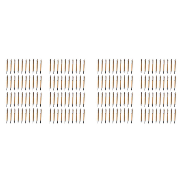 80 Pcs Ballpoint Pen Set Bamboo And Wood Writing Tools