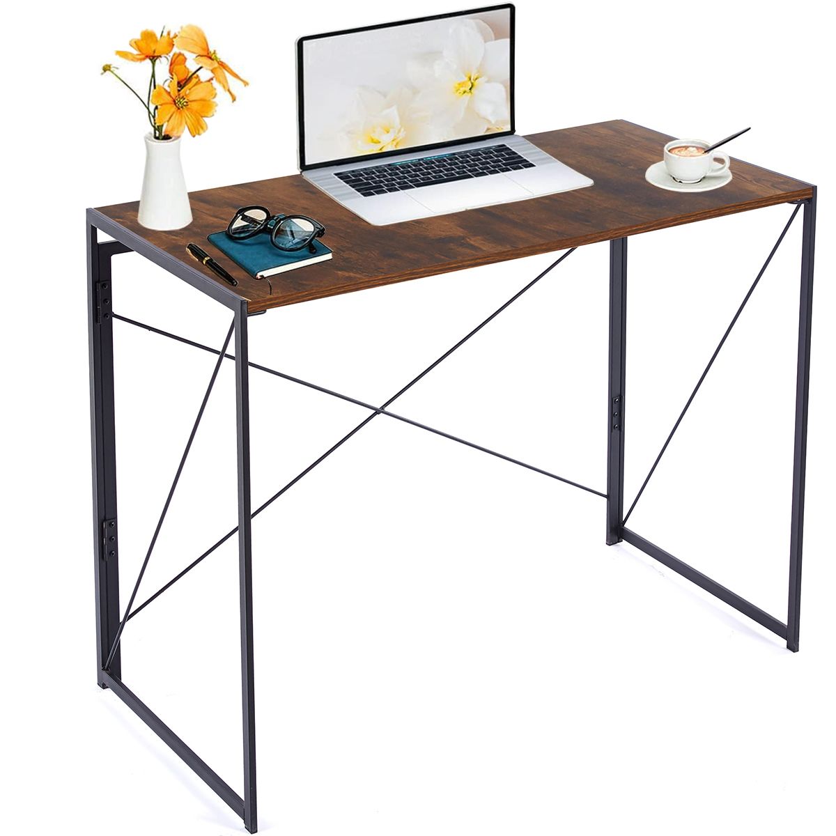 Computer Desk Folding Student Desk Table Work Office Workstation
