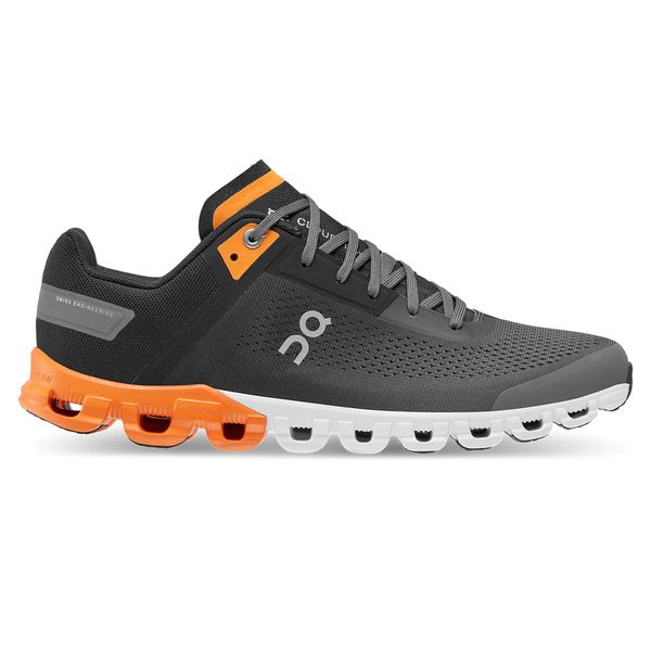 ON Shoes- Cloudflow 3.0 Black/Turmeric Mens- Marathon, Medium Runs