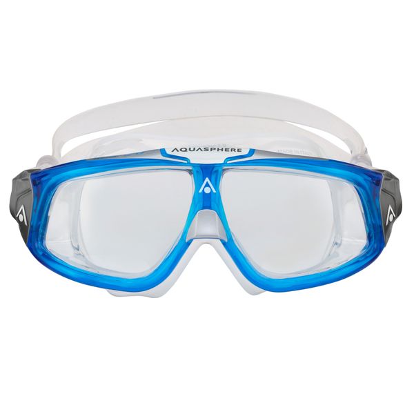 Aquasphere Seal 2.0 - Clear Lens - Blue/White Swim Mask