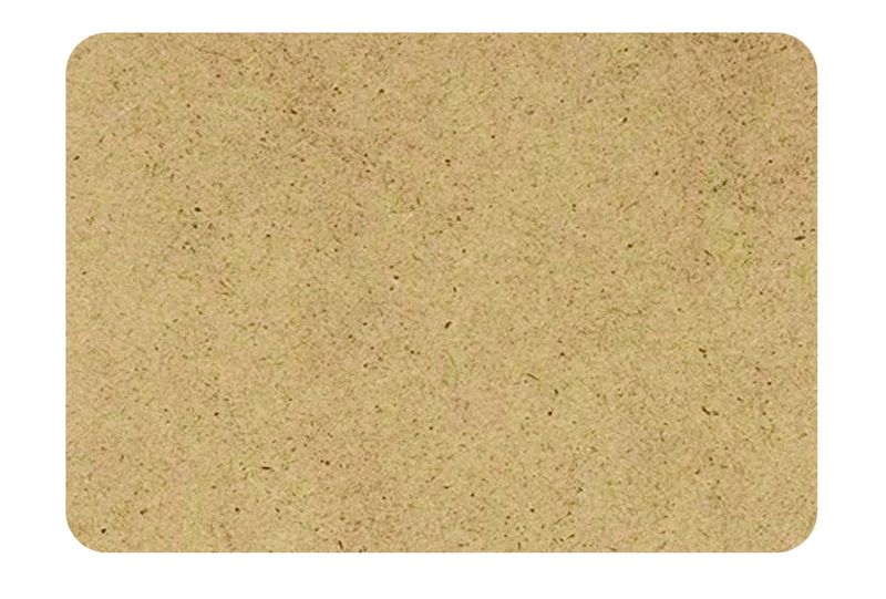 Placemat 3mm MDF Rectangle Laser Cut Small 12pp