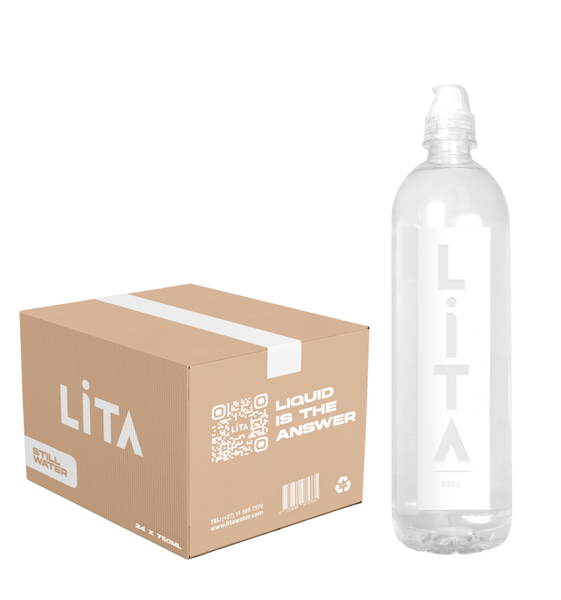 LITA Water Still 750ml Sports Cap (Case of 24)