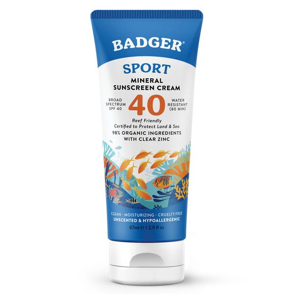 3 x Badger SPF 40 Sport Sunscren