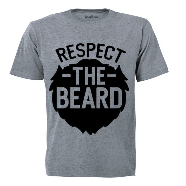 Respect the Beard - Mens T-Shirt - White