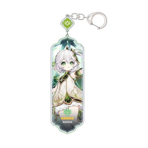 Nahida Character Keyring and Bag Ring - Cute Cartoon Keychain