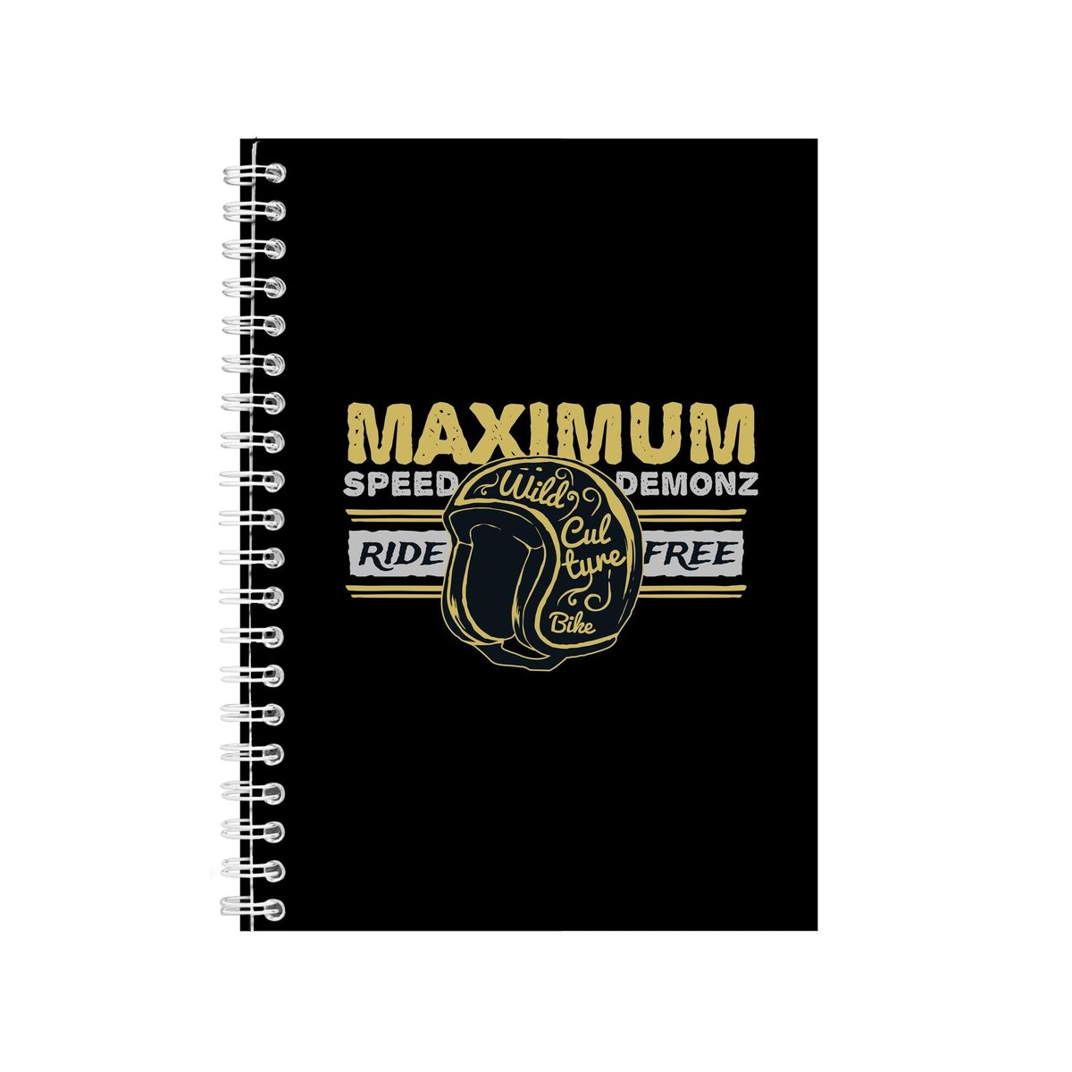 Maximum Speed Demonz Notebook Biker Gift Idea A5 Notepad 145 | Shop ...