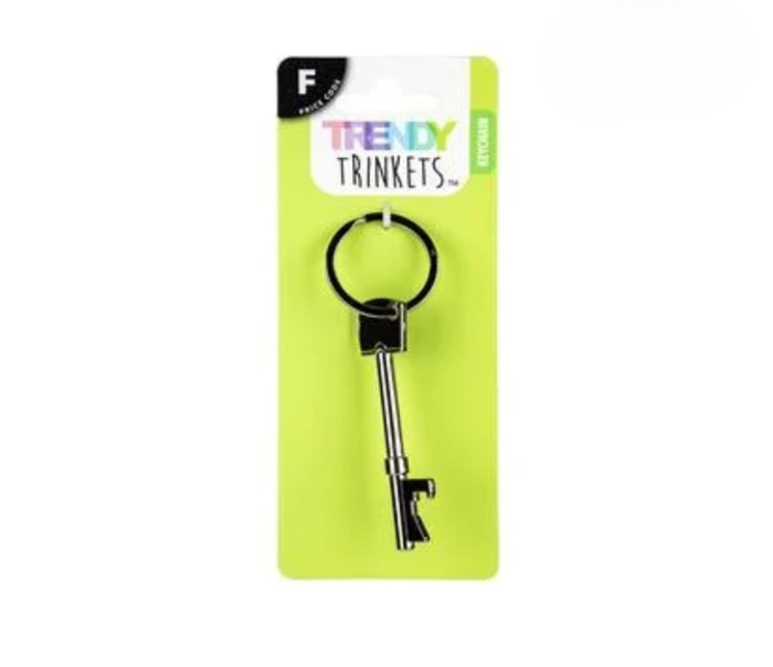 9cm Compact Metal Bottle Opener Keychain - Slim Silver Design