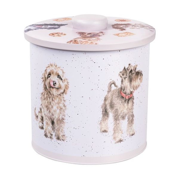 Biscuit Barrel Tin - Dogs