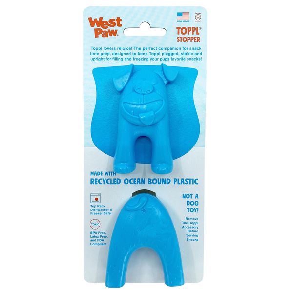 West Paw - Toppl Stopper Dog Chew Toy Orange
