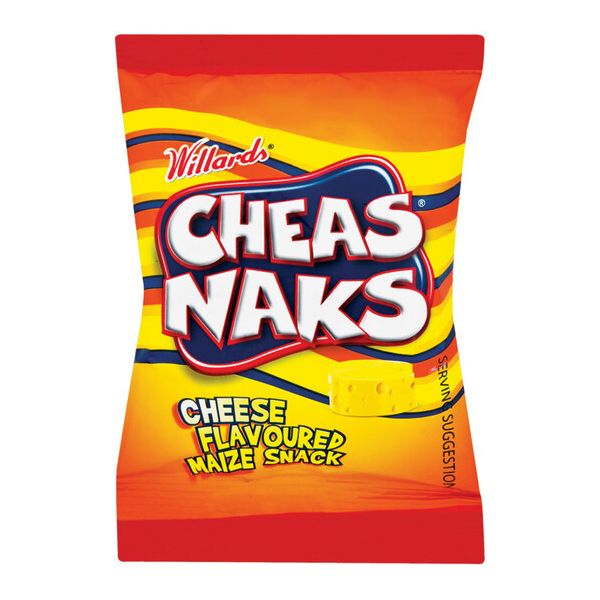 Willards Cheasnaks - 100 x 22g Bulk Pack | Crunchy Cheesy Snack Bags