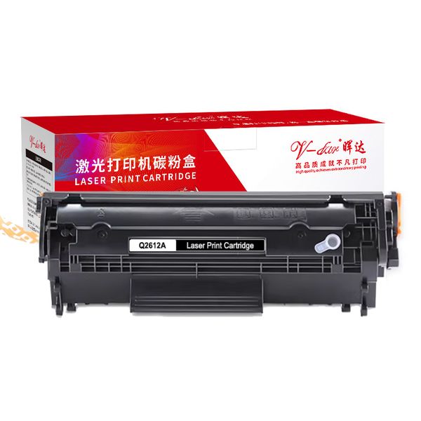 HP 12A (Q2612A) Compatible Toner Cartridge-Black for 1020 Printer x 1