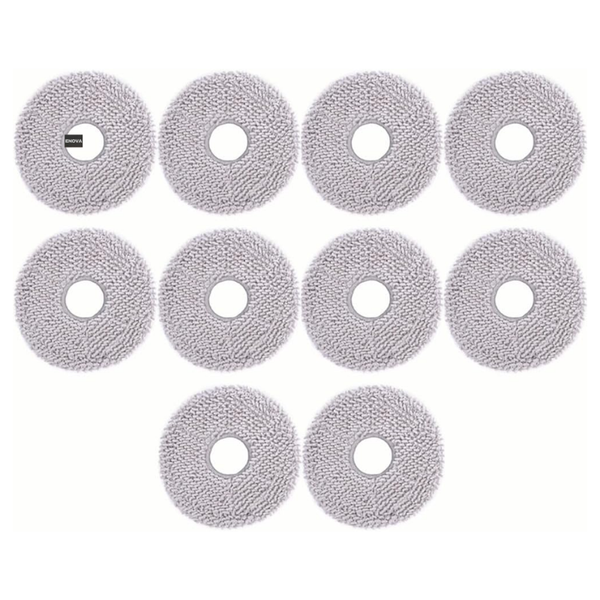 Enova Mop Pads for ECOVACS DEEBOT X1 Omni - 10 Pieces - White