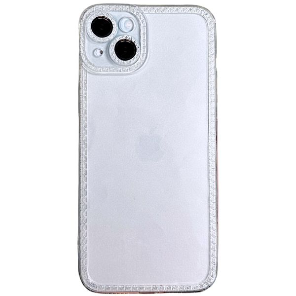 Clear - Phone Case with Diamond Edge &amp; Pro Camera - Iphone 14 Plus